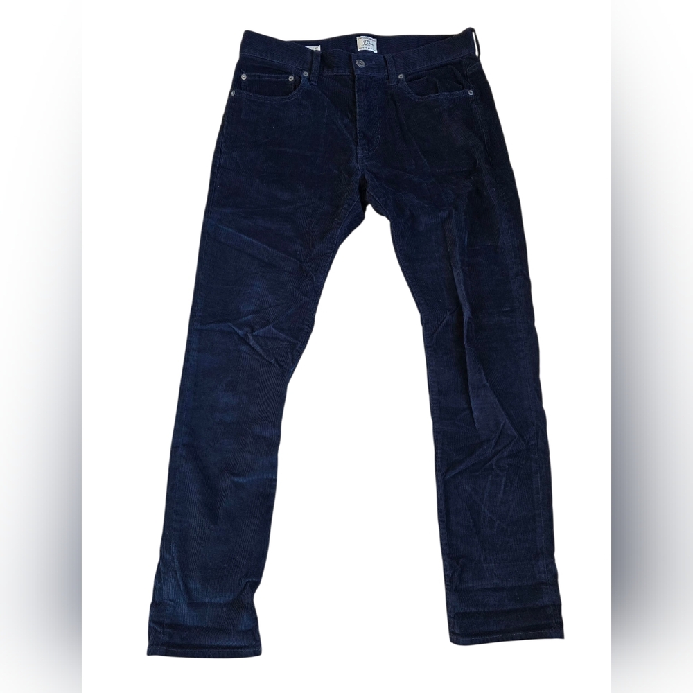 J. Crew Blue Corduroy Pants Size 32W/32L EUC